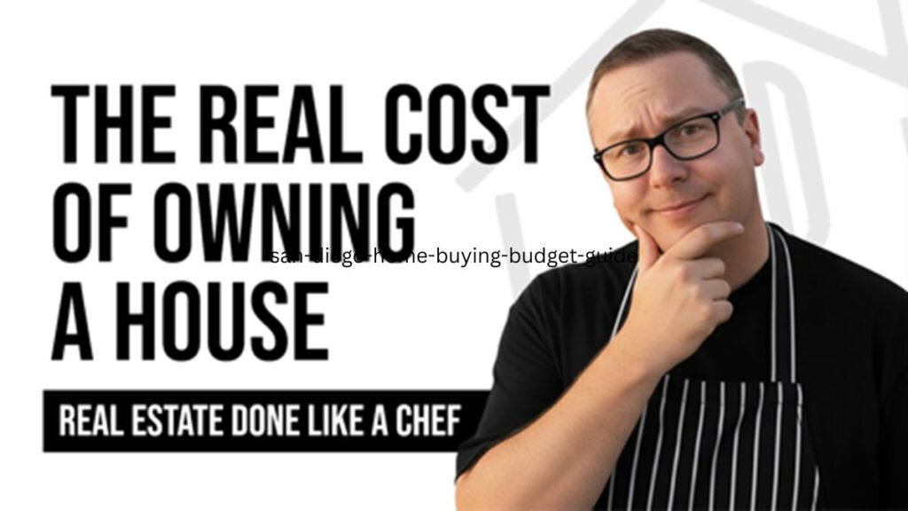 San Diego real estate agent explaining budget while considering home purchase